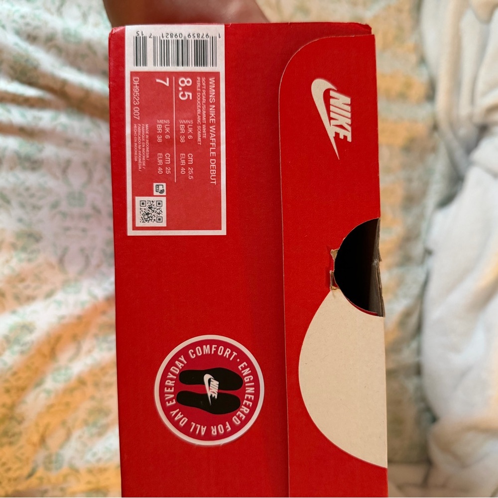 Nike Red and White Shoe Box